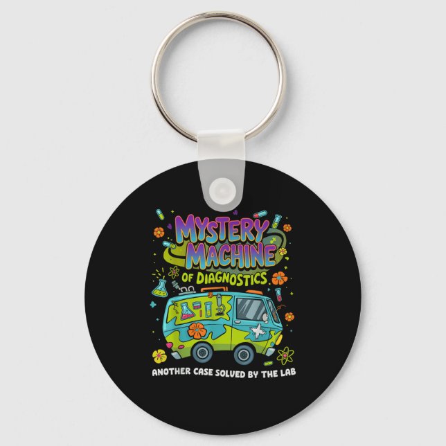 Porte-clés Mystery Machine Of Diagnostics Lab Week 2025 Med L (Recto)