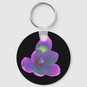 Porte-clés Mystic Beauty Crocus Flower Keychain