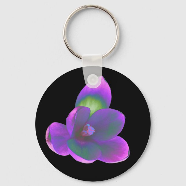 Porte-clés Mystic Beauty Crocus Flower Keychain (Recto)