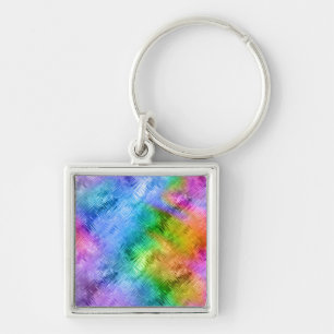 Porte-clés Mystic Topaz Blue Glassy Texture