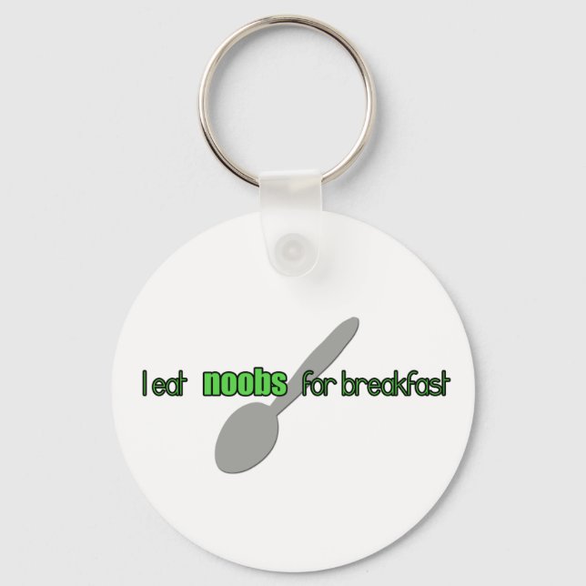 Porte-clés N00bs pour Porte - clé petit-déjeuner (Recto)
