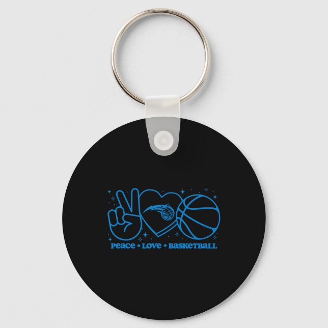 Porte-clés N Orlando Magic Paix Amour Sketll  (Recto)
