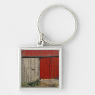 Porte-clés NA, Canada, Nouveau-Brunswick, Shepody. Grange rou