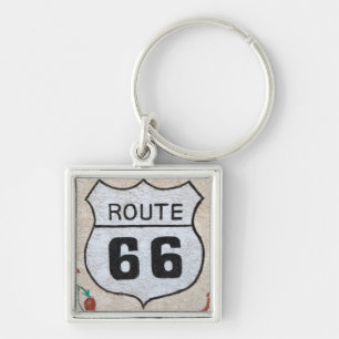 Porte-clés NA, États-Unis, Arizona, Holbrook Route 66 panneau