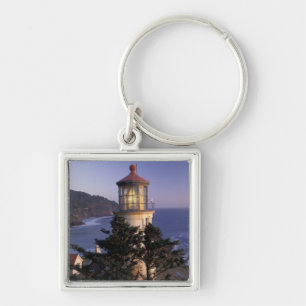 Porte-clés NA, États-Unis, Oregon, phare de Heceta Head,