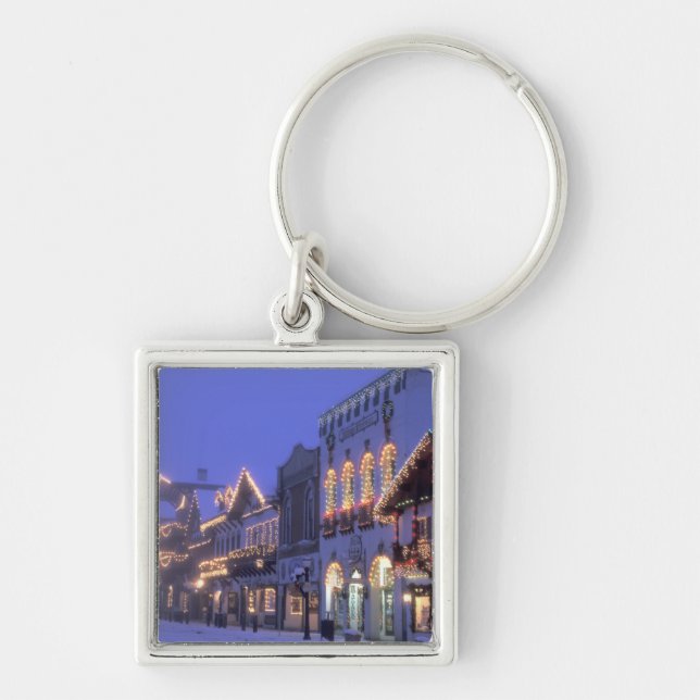 Porte-clés NA, États-Unis, Washington, Leavenworth. Rue princ (Devant)