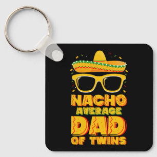Porte-clés Nacho papa moyen de jumeaux Cinco de Mayo Mexicain