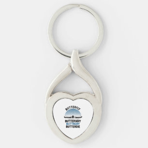 Porte-clés Nage - Cadeau de natation Papillon Pourquoi Papill
