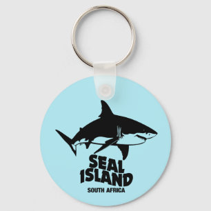 Porte-clés Nager avec de grands requins blancs - Seal Island
