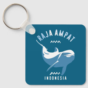 Porte-clés Nager avec des dauphins à Raja Ampat