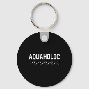 Porte-clés Nageur Bateau Aquaholique Natation Sports Aquatiqu
