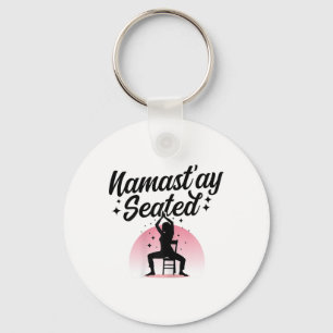 Porte-clés Namastay Assis - Yoga en chaise 