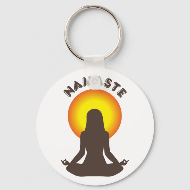 Porte-clés Namaste (Recto)