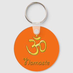 Porte-clés Namaste avec le symbole om porte - clés