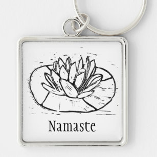 Porte-clés Namaste Lotus