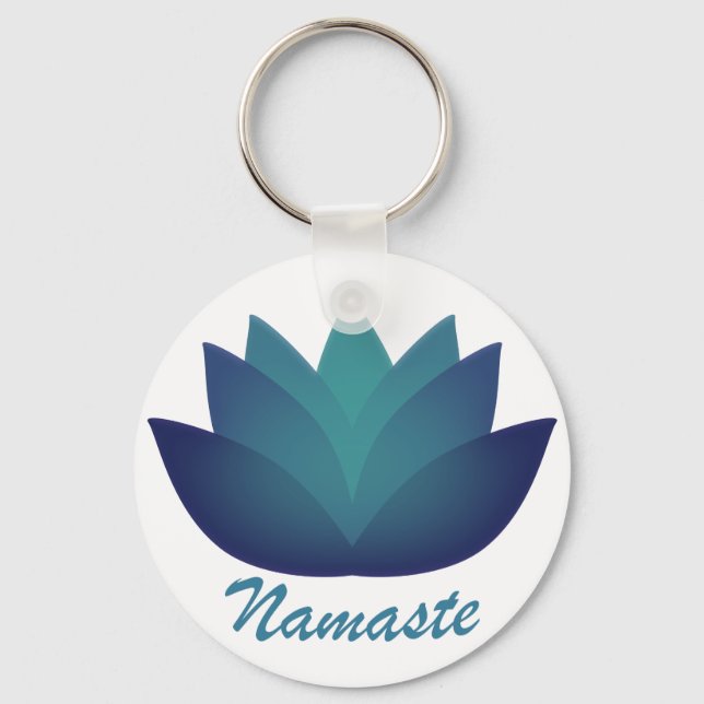 Porte-clés Namaste Lotus Flower (Recto)