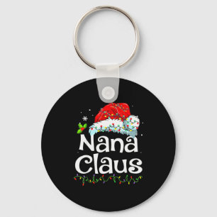 Porte-clés Nana Claus Pyjama de Noël Famille assortis Xmas L