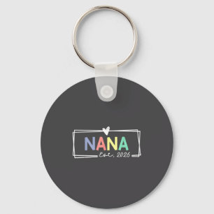 Porte-clés Nana Est 2026 Promotée Grand-mère 2026 Pour Grand-