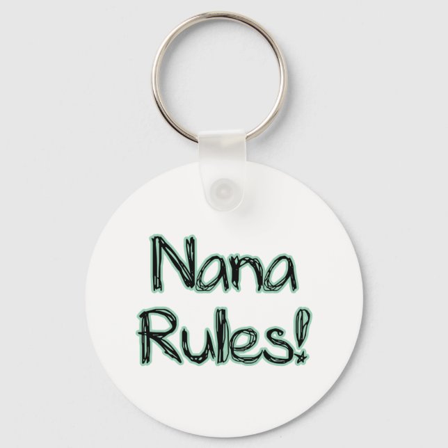 Porte-clés Nana Rules ! (Recto)