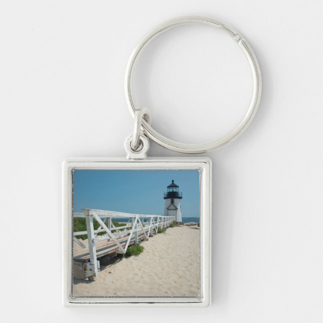 Porte-clés Nantucket. Vieux phare en bois (Devant)