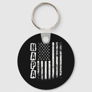 Porte-clés Napa Fête des pères Drapeau américain 4 juillet