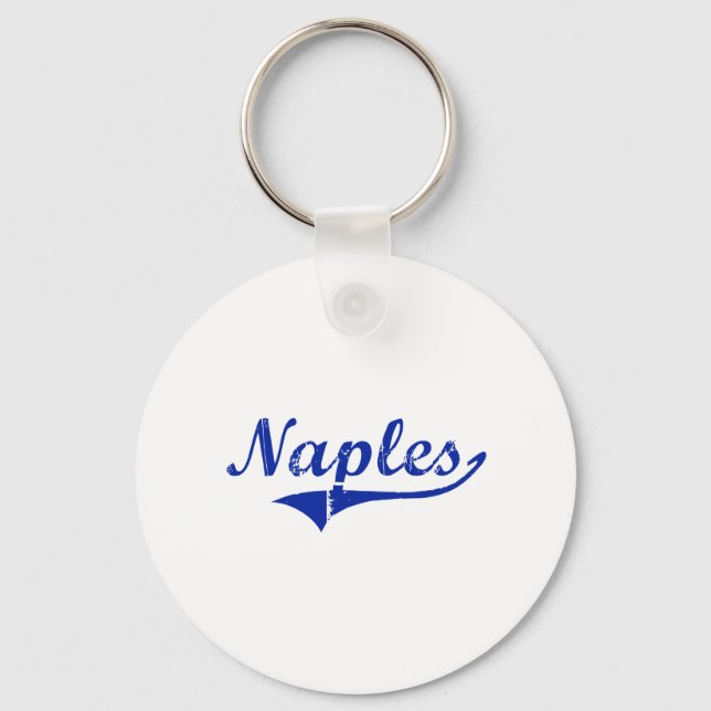 Porte-clés Naples Florida Classic Design (Recto)
