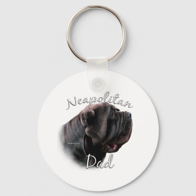 Porte-clés Napolitain Mastiff Papa 2 (Recto)