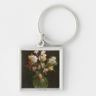 Porte-clés Narcisses Blancs, Jacinthes et Tulipes, 1864