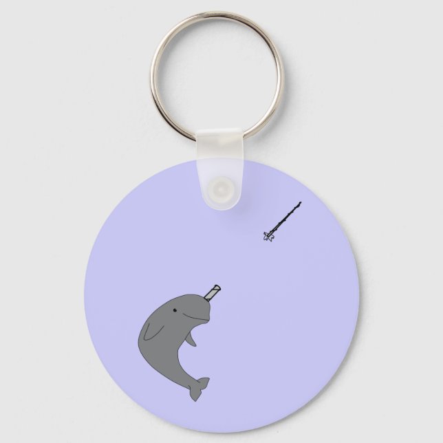 Porte-clés Narwhal (Recto)