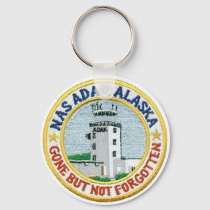 Porte-clés NAS Adak, Porte - clé de l'Alaska "parti mais pas
