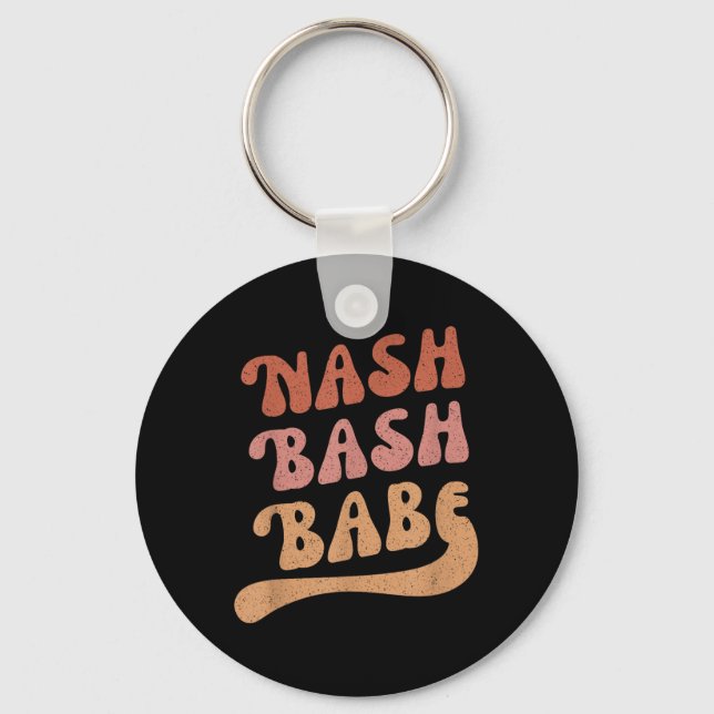 Porte-clés Nash Bash Babe Faveur de fête de Bachelorette Mign (Recto)