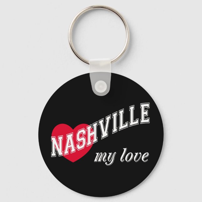 Porte-clés Nashville mon amour (Recto)