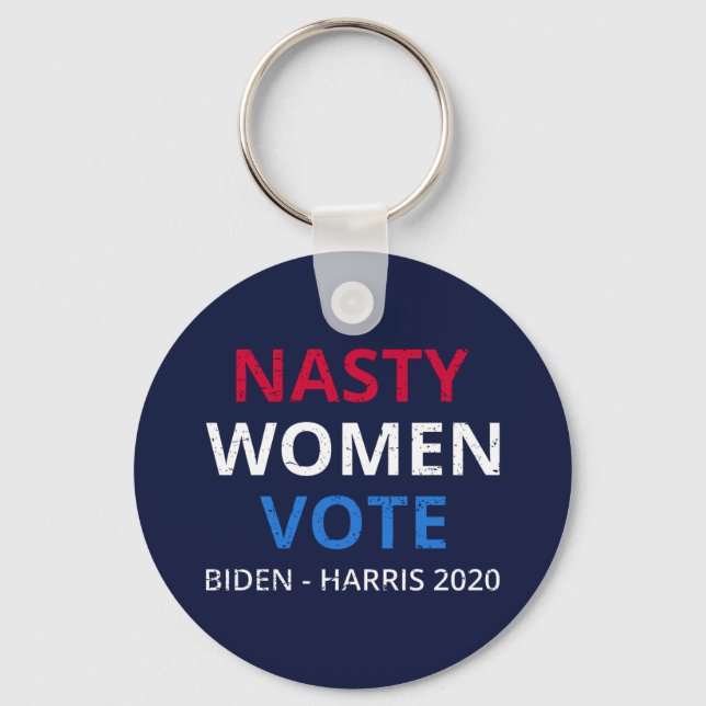 Porte-clés Nasty Women Vote I (Recto)