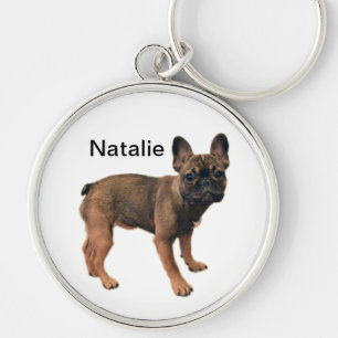 Porte-clés Natalie Fawn Colored French Bulldog Puppy