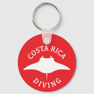 Porte-clés Natation Avec Manta Ray - Costa Rica Plongée sous-
