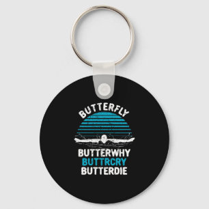 Porte-clés Natation - Papillon Papillonnerie
