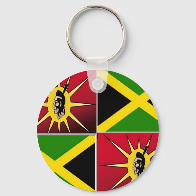 Porte-clés Native american-Jamaican (Recto)