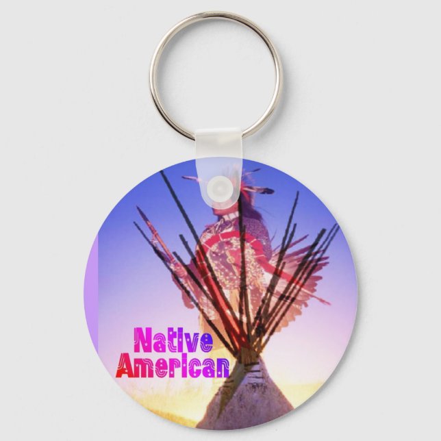 Porte-clés Native American keychain (Recto)