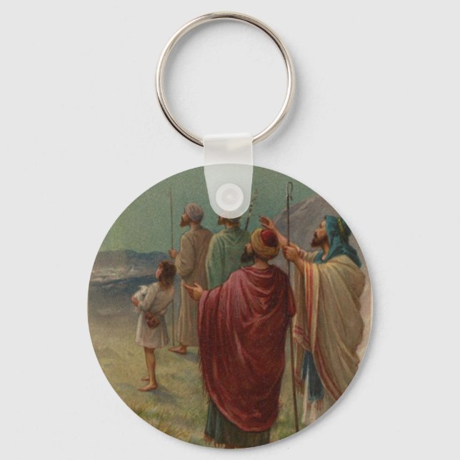 Porte-clés Nativité Noël (Recto)