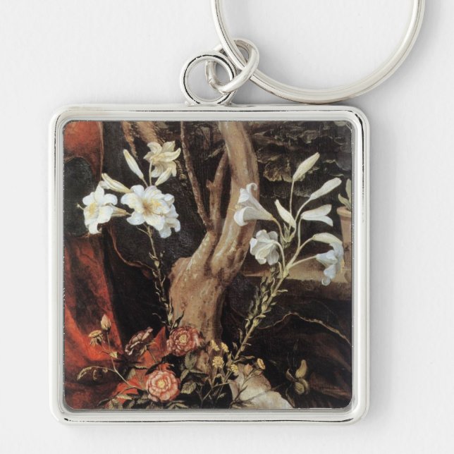 PORTE-CLÉS NATIVITY WITH WHITE LILLES - MAGIC OF CHRISTMAS (Devant)