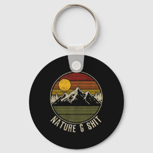 Porte-clés Nature Et - Drôle Vintage Montagnes Randonnée Camp