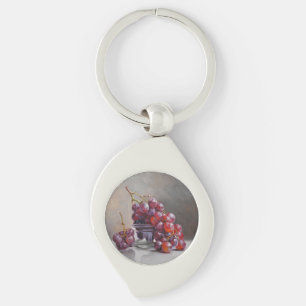 Porte-clés Nature morte aux raisins rouges - d'après une pein
