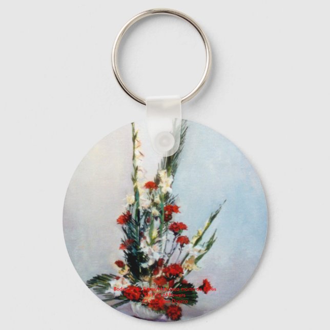 Porte-clés Nature morte de fleurs (Recto)