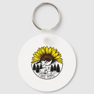 Porte-clés Nature Tournesol Camping Amusant Extérieur Je déte