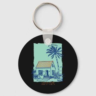 Porte-clés Nau Hamas Souvenir Vintage Croisière Caraïbes Art 