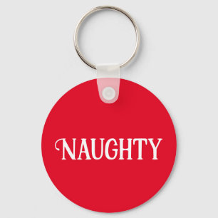 Porte-clés Naughty Nice double face