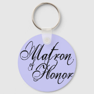 Porte-clés Naughy Grunge Script - Matron Of Honor Black