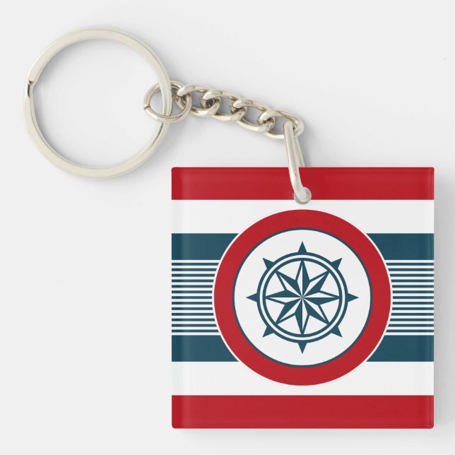 Porte-clés Nautical design (Devant)