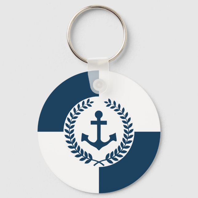 Porte-clés Nautical themed design (Recto)