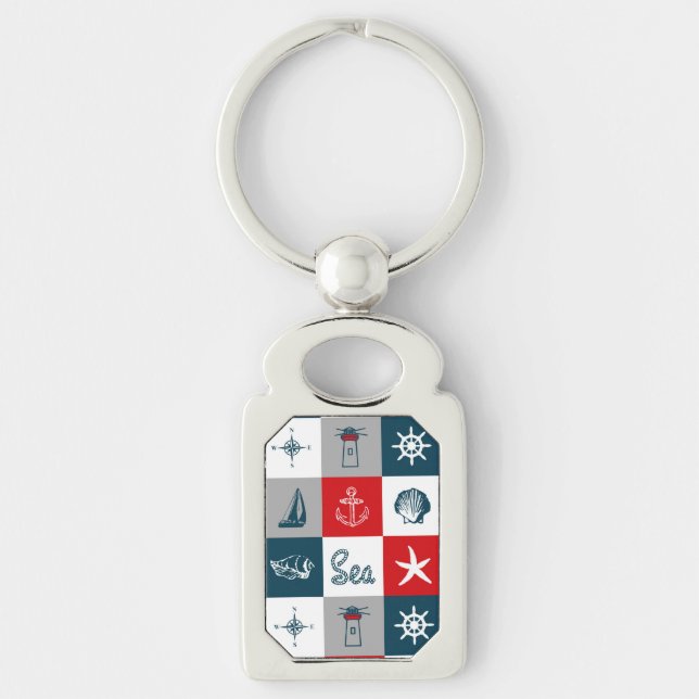 Porte-clés Nautical themed design (Devant)